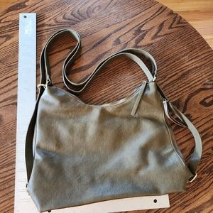 Joy Susan Sage Green Shoulder Bag